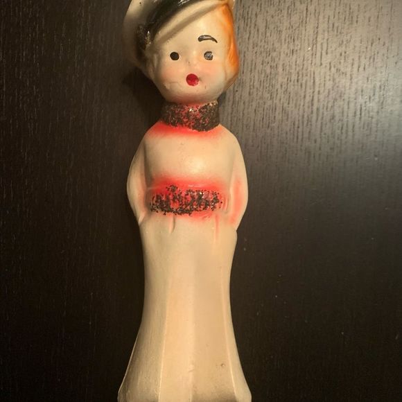 COPY - • VINTAGE 60s • ceramic Gorgeous mod fab lady mini Statuette • - Picture 12 of 15